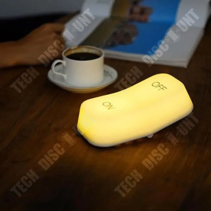 TD® Capteur de gravité bébé lampe de pépinière USB économie d'énergie marche - arrêt LED veilleuse-1