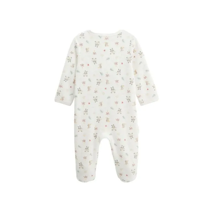 Kit naissance 3 pièces - Baby Panda - Pyjama, Body, Doudou - Ecru - Mixte - Confortable-1