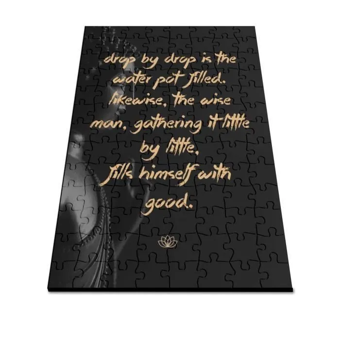 Puzzle Classique - FABULOUS - Feeling Good Citation Bouddha - 100 Pièces - Mixte - Adulte - Intérieur-2