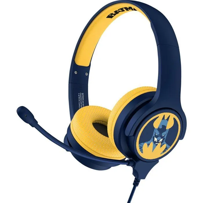 Casque interactif - OTL Technologies - Batman - Filaire - Microphone Détachable - Limite de Volume 85/94 dB-0