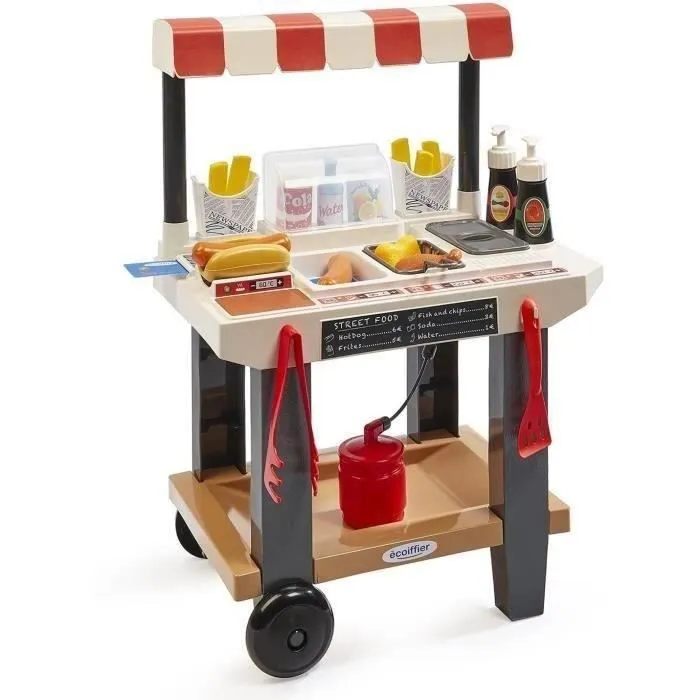 Jeux d'imitation : cuisine Street food - ECOIFFIER - 1682-0