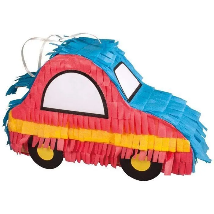 Piñata voiture à fabriquer - 26 x 8 x 18 cm-0
