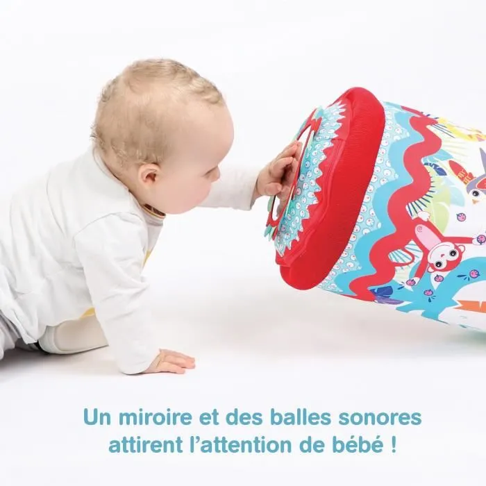 Rouleau de bébé LUDI - Tissu, polyester et PVC - 40 x 27 cm - A partir de 6 mois-3