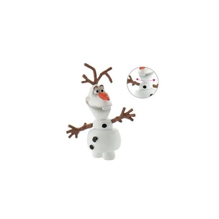 Figurine miniature Olaf de La Reine Des Neiges - BULLYLAND - 7 cm - Pour enfants de 3 ans et plus-0