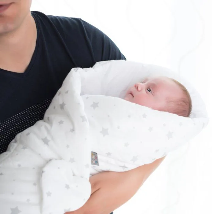 Gigoteuse d'emmaillotage SEVIRA KIDS - Stella - Confortable et multifonctionnelle - Blanc-1