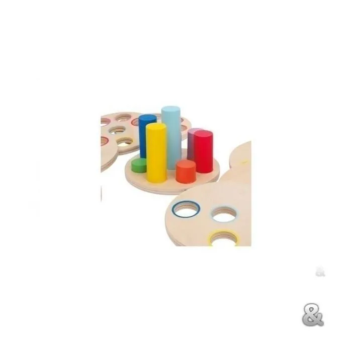 Jeu Réflexion Logisteck - Small Foot 3386 - Bois - 8 Disques - Colorées - À Partir 15 Ans-2