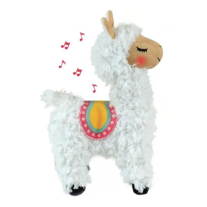 JEMINI Peluche Lama Musicale et Lumineuse Pour Enfant - 26 cm-1