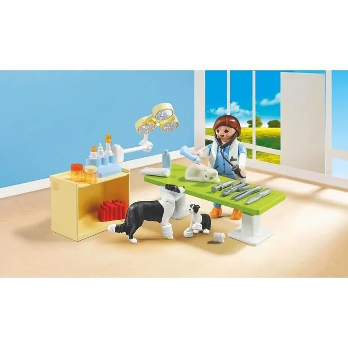 PLAYMOBIL 5653 Valisette Vétérinaire, City Life, Soin des animaux, Jeu de rôle créatif, 39 pièces, Dès 4 ans-1