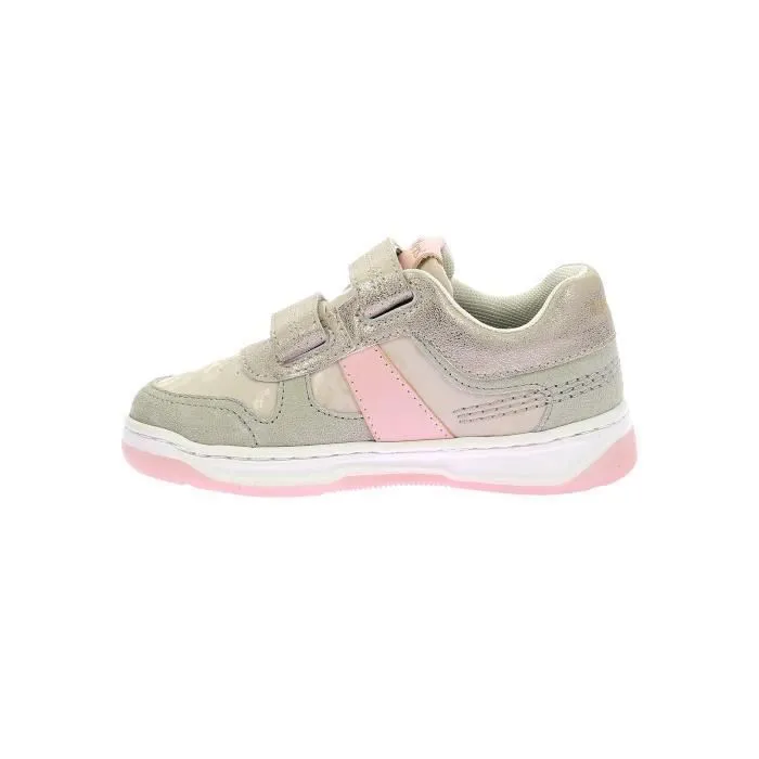 Basket Cuir  Kickers Kalido - Beige-Or-Leopard-0