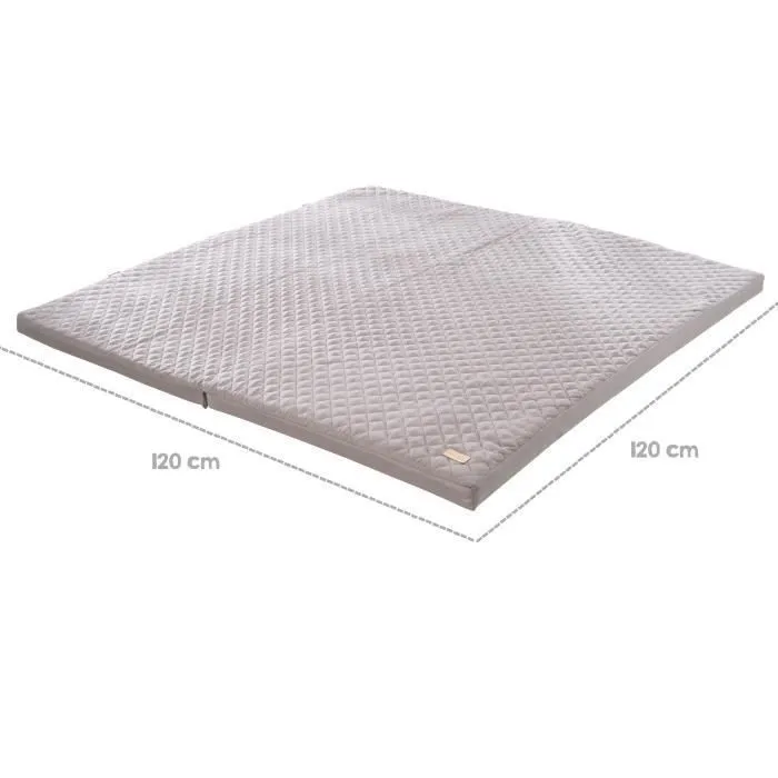 Tapis de Sol en Mousse pour Bébé - ROBA - roba Style - Gris - Pliable et Déhoussable-2