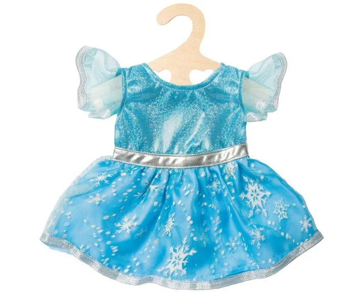 Vetement - accessoire poupee Heless - 1720 - Robe de poupee Princesse de Glace Taille 28-35 cm, 10087863, Bleu, 28-35-0