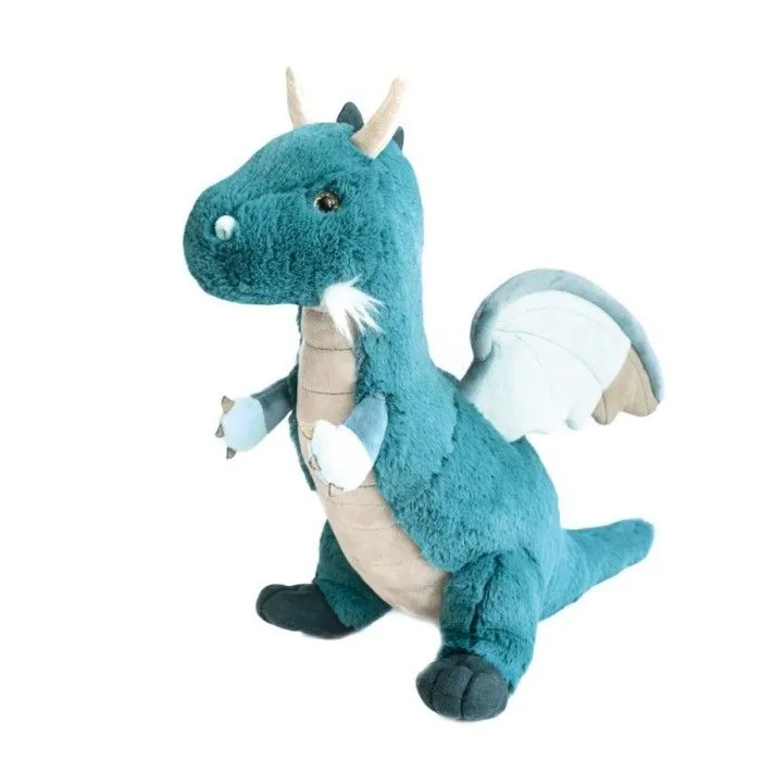 Histoire d'Ours - Peluche Dragon Emeraude 40 cm - DOUDOU ET COMPAGNIE-3
