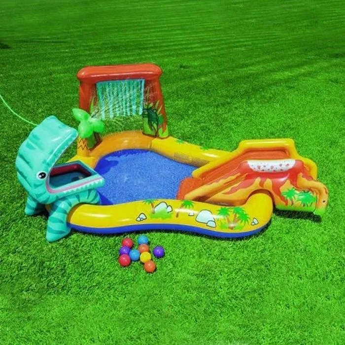 Aire de jeux - EMINZA - Dinosaure - Extérieur - PVC-0