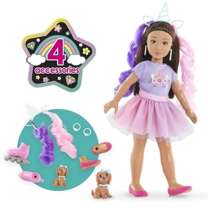 Poupée mannequin - COROLLE - Luna Licorne - 28 cm - 4 accessoires - Mixte-1