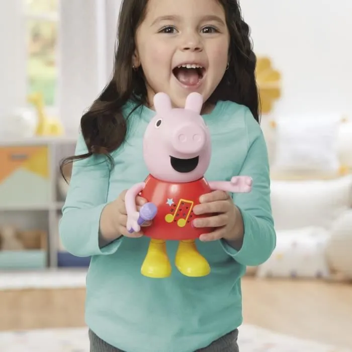 Peppa Pig parle et chante, jouet musical avec plus de 50 sons, phrases et chansons, jouets préscolaires pour filles et garçons-3