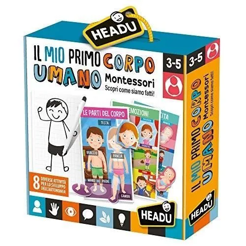 HEADU-IL MIO PRIMO CORPO UMANO PREMIER CORPS HUMAIN MONTESSORI, IT2810-0