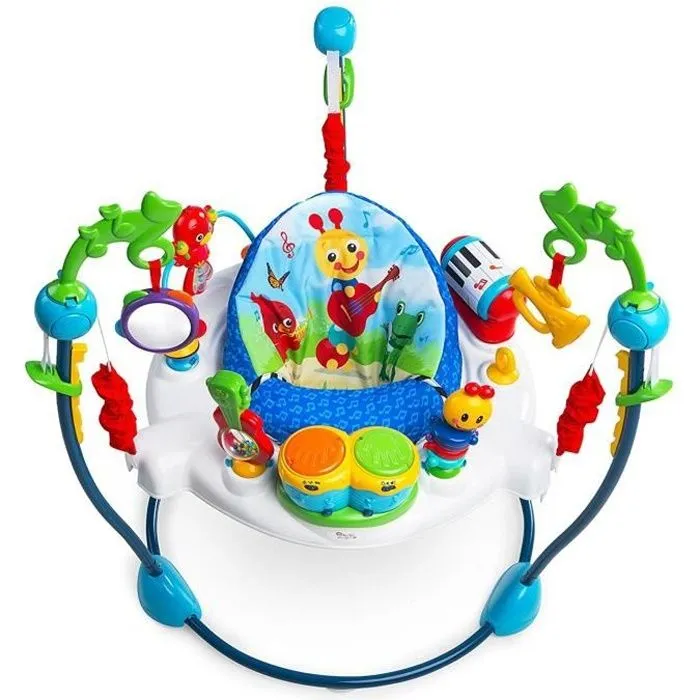 BABY EINSTEIN Aire d'Eveil à Rebonds - Symphonie de printemps, Jouets interactifs multilingues-0