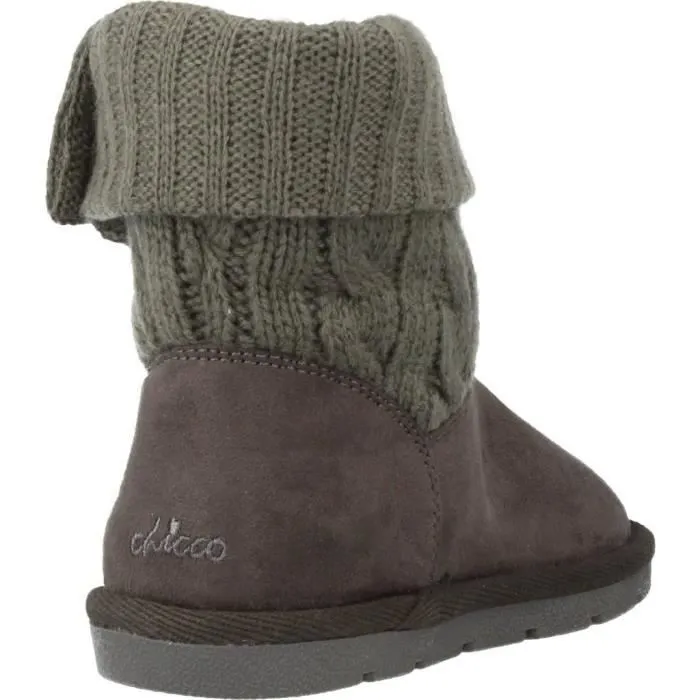 Bottes pour fille - CHICCO - 74093 - Gris - Textile - Haute tige-2