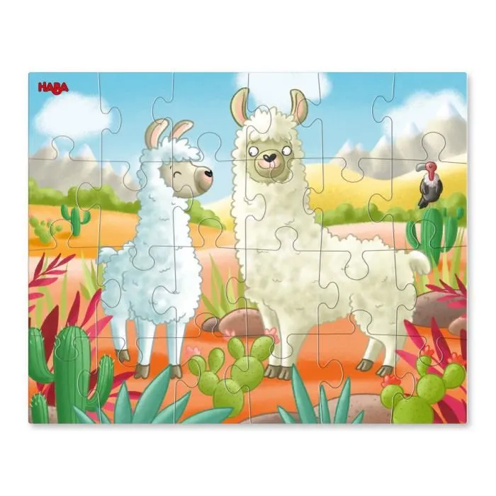 Puzzle Koala, Luiaard & Co HABA - Ensemble de 3 puzzles de 24 pièces chacun - Pour enfants dès 3 ans-3