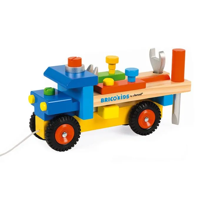 JANOD - Camion de bricolage (bois) - Dès 2 Ans-3