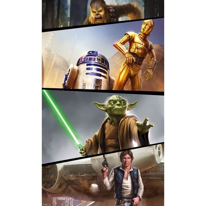 Poster géant intissé - Star Wars - Alliance Rebelle - H 200 x L 120 cm - Décoration murale - Enfant-2