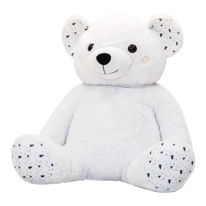 Peluche - DOMIVA - Neige - Blanc/Aqua - 60 cm - Bébé - Mixte - Plush-0