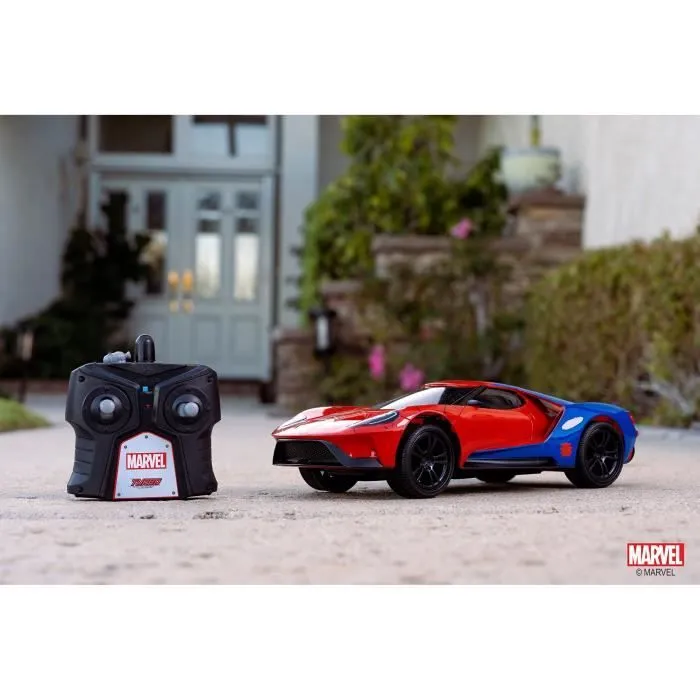 Voiture Ford GT Spiderman radiocommandée 1/16 - Simba Dickie Group-2