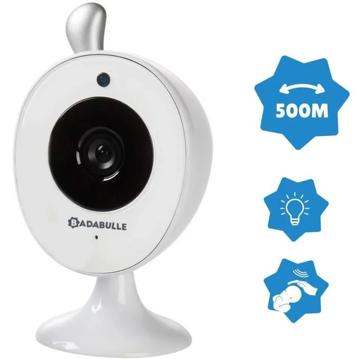 Badabulle Babyphone Baby Online Vidéo - Portée 250m - Mode VOX - Vision jour/nuit-3