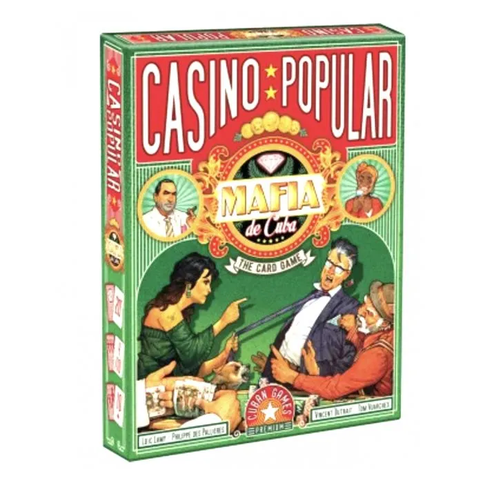 Jeux de cartes - AC-DÉCO - Mafia de Cuba Casino Popular - Jeu d’ambiance - 4 à 10 joueurs - À partir de 10 ans-0