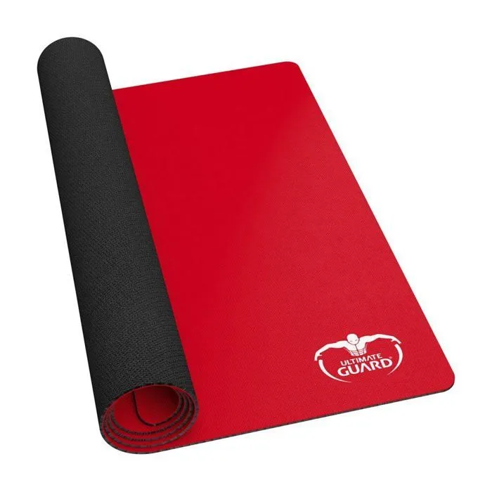 Tapis de jeu - Ultimate Guard - Monochrome - Rouge - 61 x 35 cm - Extra épais 2 mm-0