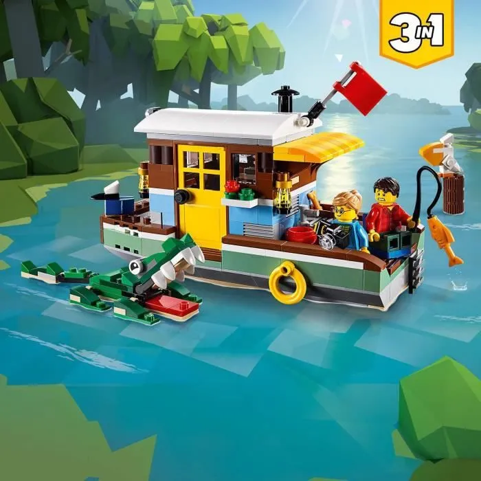 LEGO Creator - La péniche au bord du fleuve - 31093 - Jeu de construction-0
