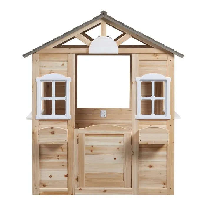 Cabane de jardin Acciano pour enfants 131 x 113 x 97 cm sapin-2