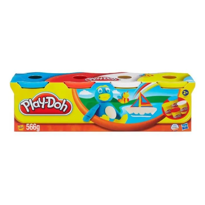 Pâte à modeler Play-Doh - 4 pots de 112 g chacun - Multicouleurs-3