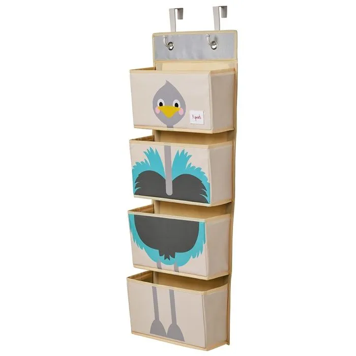 3 Sprouts - Rangement mural Autruche - ELEMENTS FOR KIDS-2