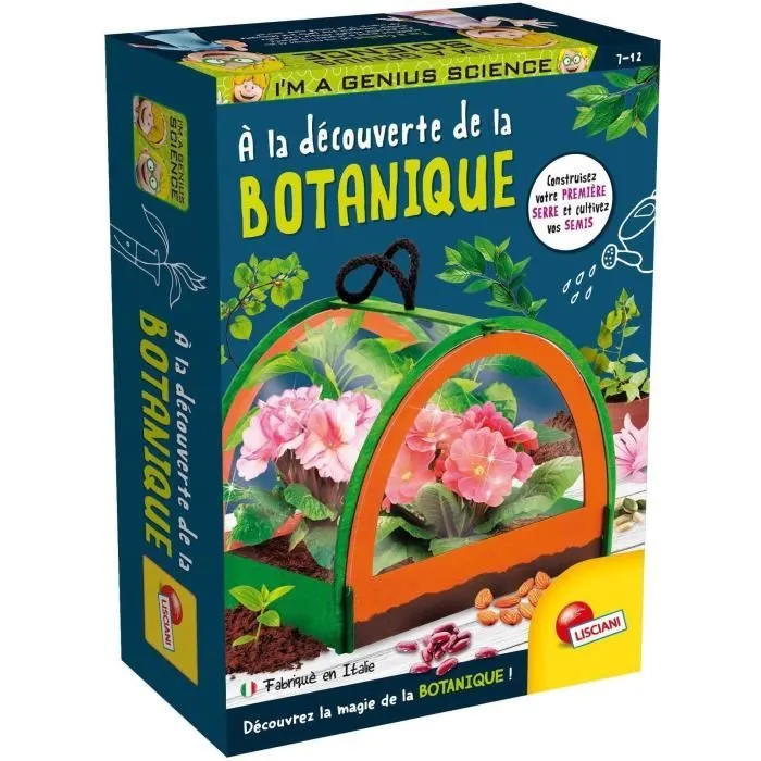 Découverte de la botanique - Kit Scientifique - I'M A GENIUS POCKET - Serre miniature, Expériences botaniques-0