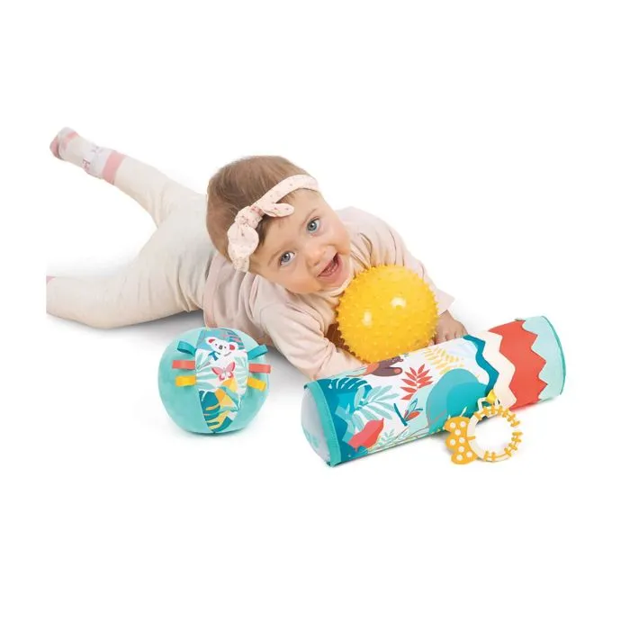 Jeu d'éveil - Ludi - Coffret Tube et balle - Pour enfants de 6 mois et plus - Bleu-2