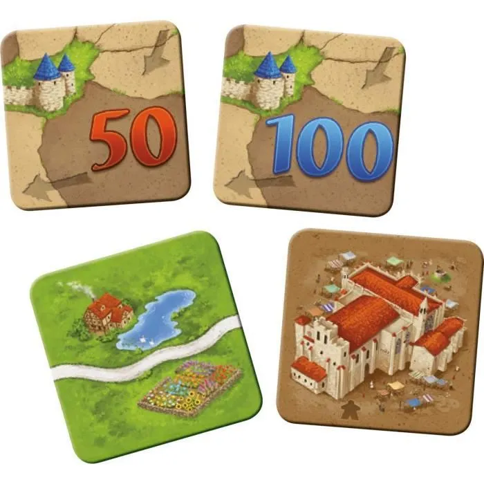 Z-Man Games | Carcassonne - Extension 1 Auberges & Cathédrales | Jeu de société | À partir de 7 ans | 2 à 6 joueurs | 40 minutes-2