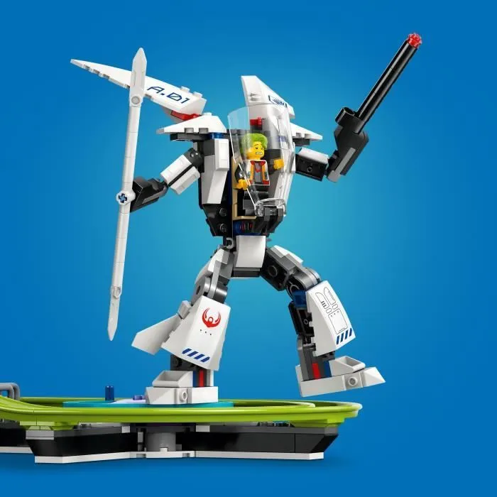 LEGO® City 60421 Le parc d’attractions de Robot World - Jeux de fête foraine enfant 8 ans-3