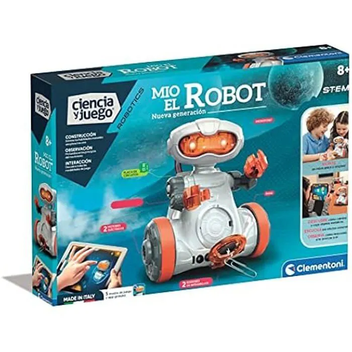 Jouet éducatif - CLEMENTONI - Mio le Robot - Multicolore - À partir de 8 ans - Programmable-0