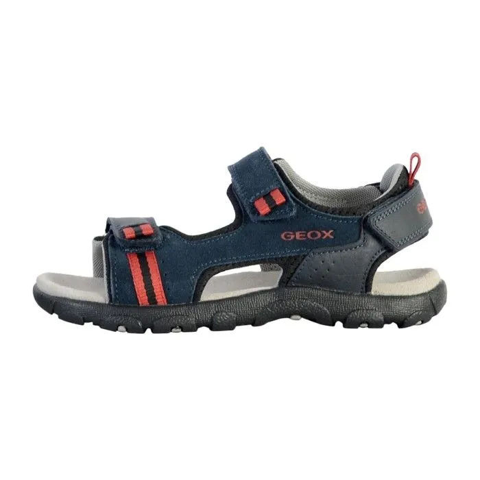 Sandale Enfant - Geox - Strada - Marine Dk Rouge - Confortable - Respirante-0