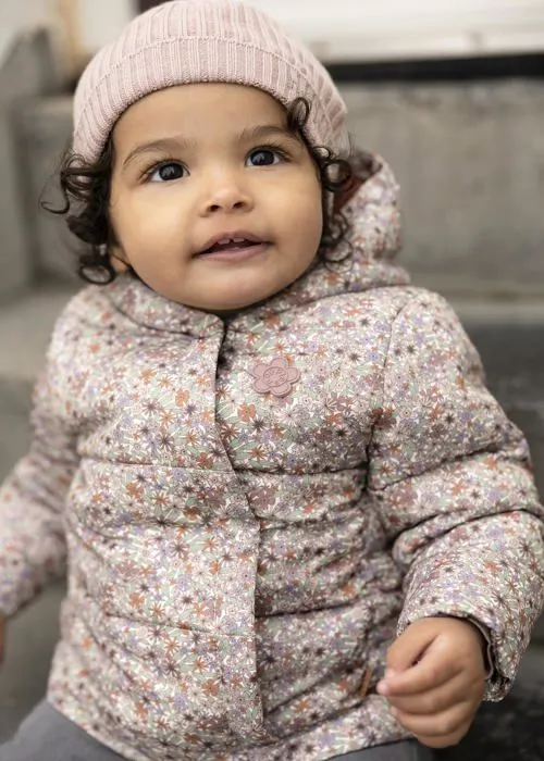 Porte-manteau bebe - patere bebe Noppies - 4473016 - Baby Girls Jacket Frejus allover print, Jacket Bébé fille,-1