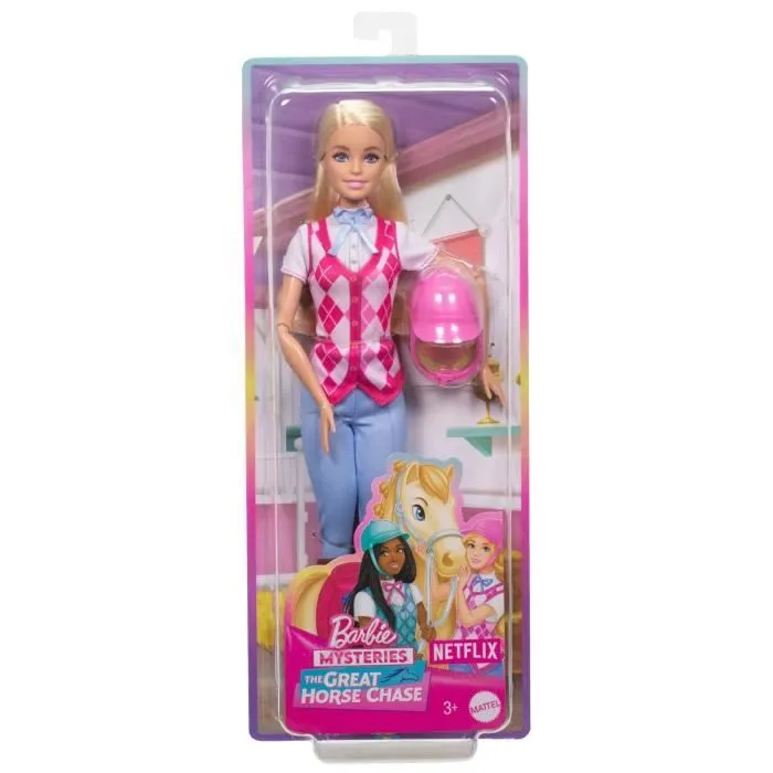 Barbie – Barbie Mysteries : The Great Horse Chase, Poupée Malibu HXJ38-3