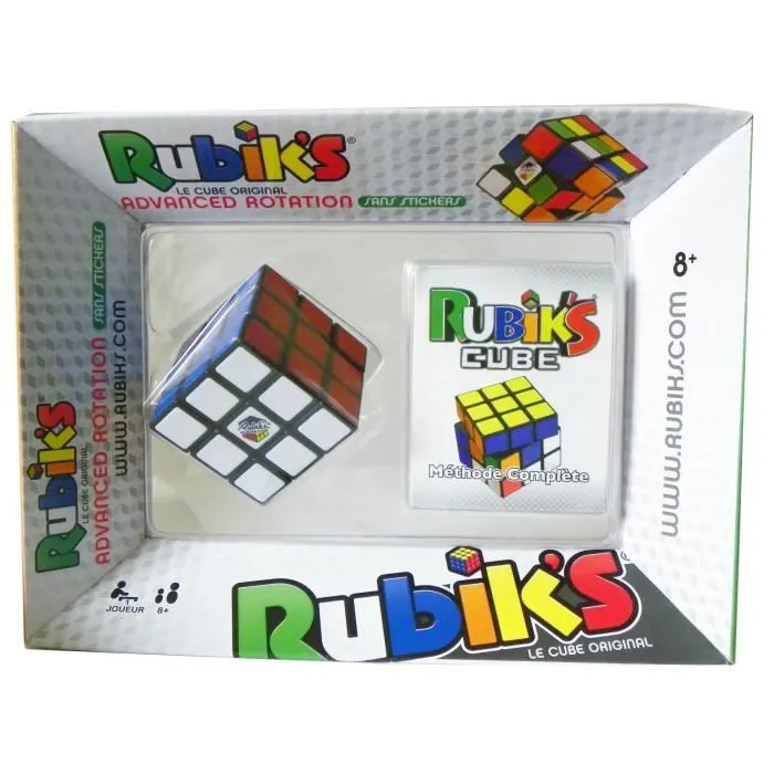 Rubik's Cube 3x3 Advanced Rotation - RUBIK'S - Nouvelle génération sans stickers - Méthode de résolution incluse-1