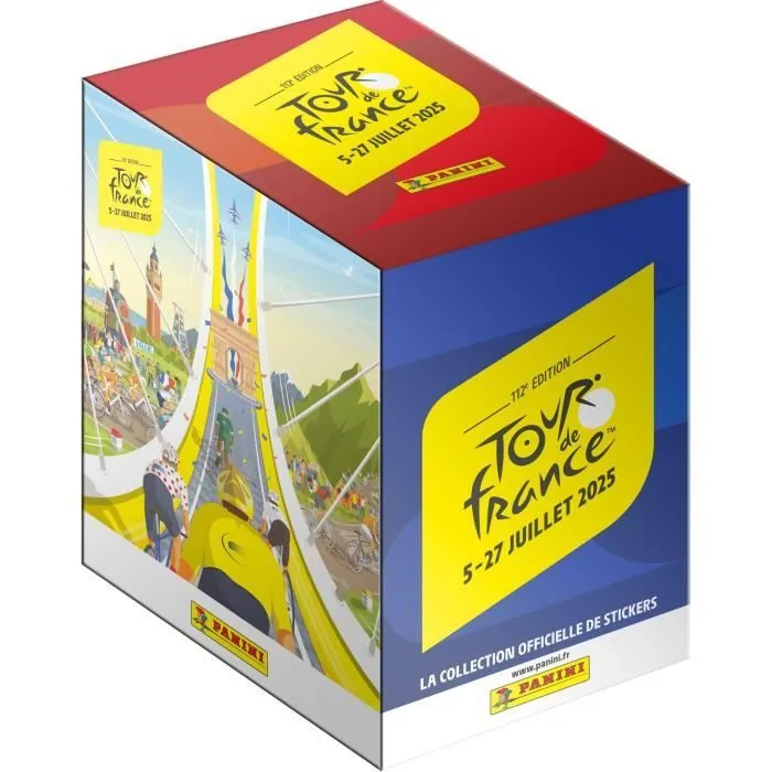 Boîte - PANINI - TOUR DE FRANCE 2025 - 36 pochettes - 180 stickers-0
