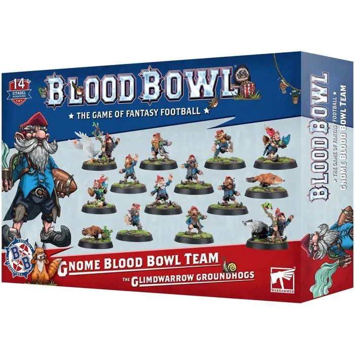 Figurine - Games Workshop - Blood Bowl - Team Gnome - Glimdwarrow Groundhogs - 14 figurines-0