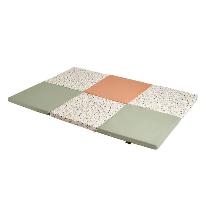 Tapis d'éveil XL Candide - Motricité et Jeu pour Bébé - 5 en 1 - Fabriqué en France - Terrazzo-0