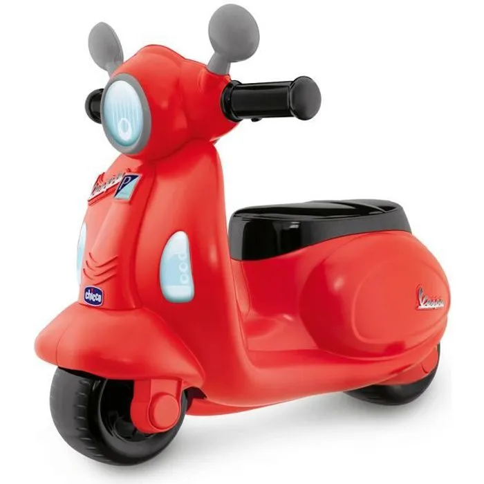 Porteur Scooter Vespa Primavera - Rouge - Sons et Lumières - CHICCO-0