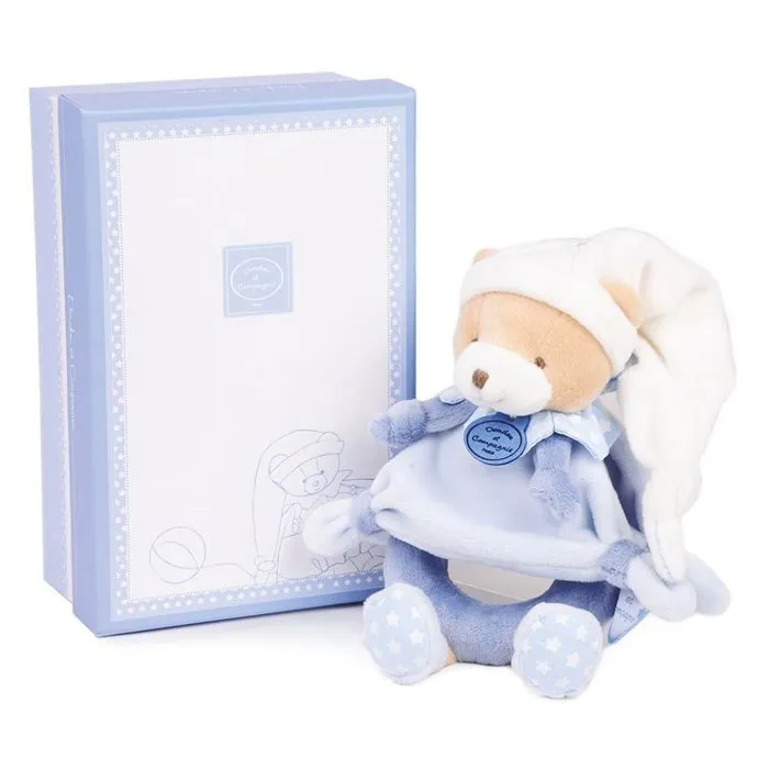 DOUDOU ET COMPAGNIE Cerise et Petit Chou - Hochet Ours Petit Chou-1