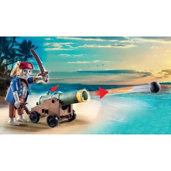 PLAYMOBIL - 70962 - Pirate - Ilôt des pirates - Aventure île au trésor - 104 pièces-4