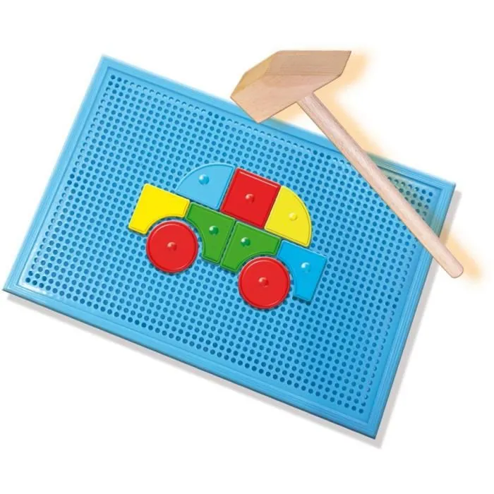 SES CREATIVE - My First - Jeu de tap tap - Marteau sans clous - A partir de 12 mois-1